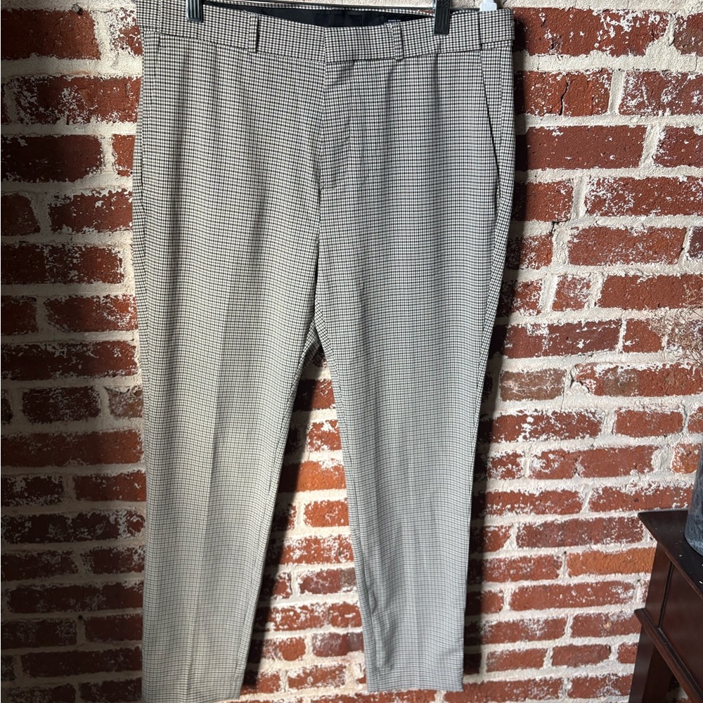 H&M Men’s skinny fit plaid trousers - Picture 2 of 7